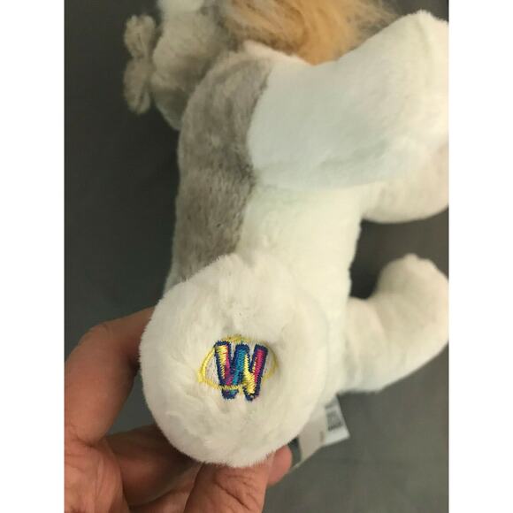 Schnauzer Dog Puppy Grey Gray Plush Stuffed Animal 7" inch Ganz Webkinz NO CODE - Picture 8 of 11